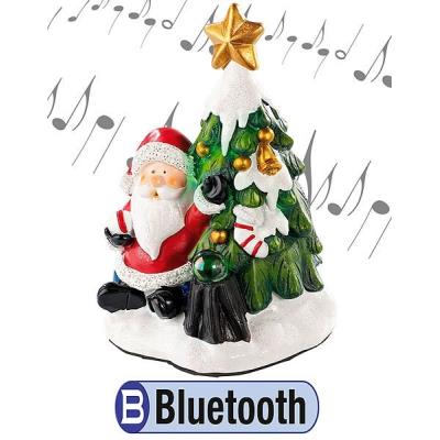 Décoration de Noël avec haut-parler Bluetooth - Père Noël