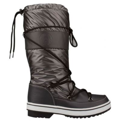 Bottes de neige lacent hautes dames de taille anthracite 37