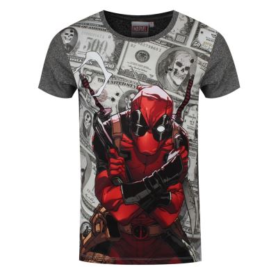 Marvel T-shirt Deadpool Dollar hommeS