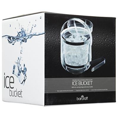 Bar craft seau à glace isotherme double paroi en acrylique