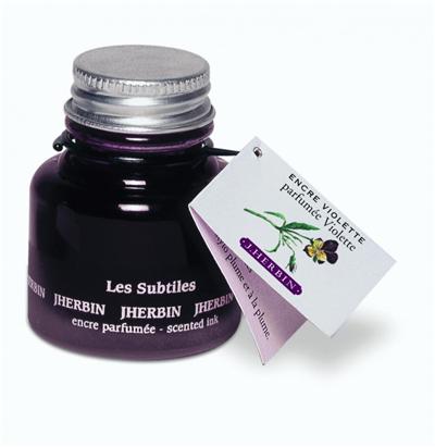 Herbin - Encre parfumée 30ml Violet, parfum Violette