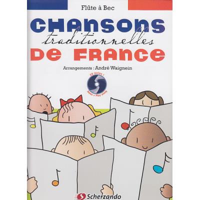 Partitions classique DEHASKE CHANSONS TRADITIONNELLES DE FRANCE - FLUTE A BEC SOPRANO Flûte à bec