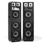oneConcept BSX-238A enceintes PA USB microSD AUX MIC 100W