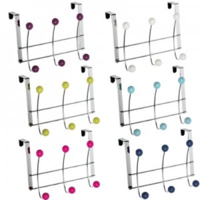 Msv patere 6 tÊtes coloris assortis