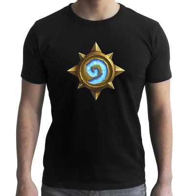 ABYstyle - Hearthstone - T-Shirt - Logo - Noir - Homme (L)