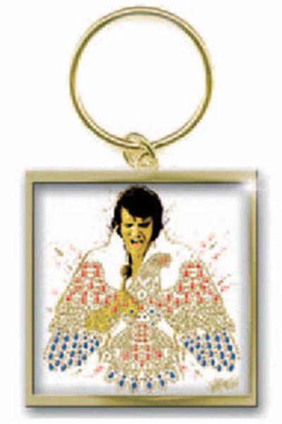 Elvis Presley porte-clés métal American Eagle Photo