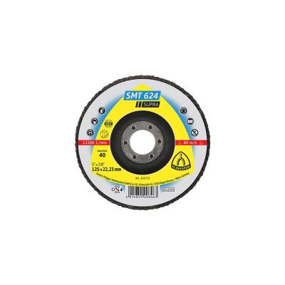 Disque &agrave; lamelles Klingspor SMT 624 180 x 22,23 mm grain 40 convexe