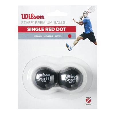 Wilson Staff Squash 2 Ball Dot - Taille :2 Balls