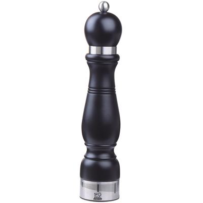 Peugeot - Moulin à sel manuel en bois et inox u'Select couleur noir mat 30 cm
