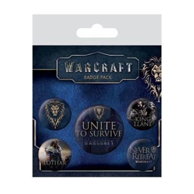 Warcraft pack 5 badges The Alliance