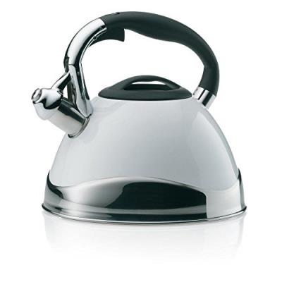 Kela 11657 bouilloire 3 litres, inox compatible induction, blanc, 'varus'