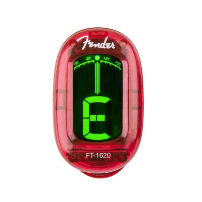 Accordeurs FENDER FT-1620 CALIFORNIA SERIES CANDY APPLE RED ACCORDEUR GUITARE A PINCE