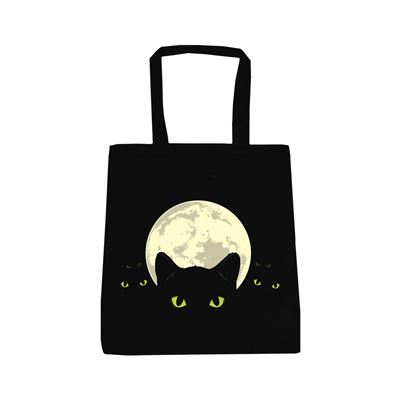 Yeux Brillants Sac Cabas Noir