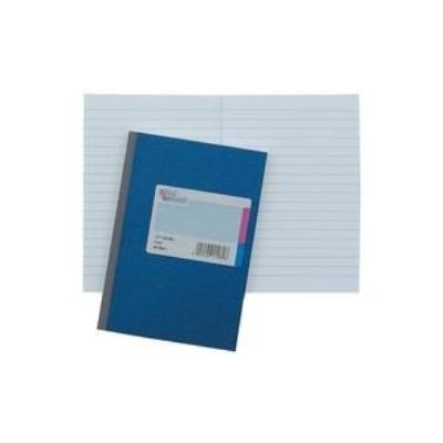 König & ebhardt - cahier brouillon, format a6, 96 feuilles, quadrillé, couverture en carton, rouge, papier: blanc, sans bois, do