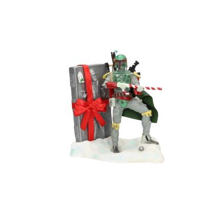 Star Wars - Figurine Christmas Boba Fett Santa Claus Han Solo Carbonite 20cm