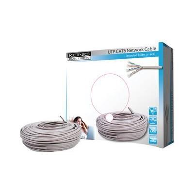 König câble en vrac - 100 m - gris clair