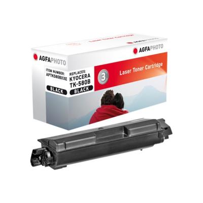 AgfaPhoto - zwart - tonercartridge (alternatief voor: Kyocera TK-580K)