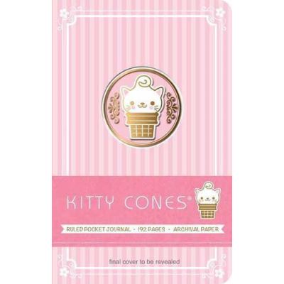 Kitty Cones Ruled Pocket Journal - [Version Originale]