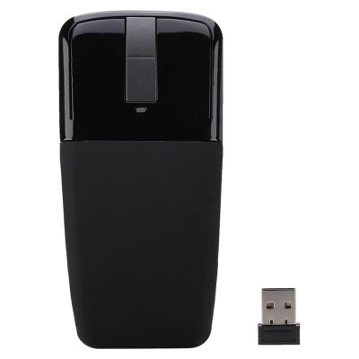 Souris optique sans fil tactile mince récepteur de souris optique pliable portable