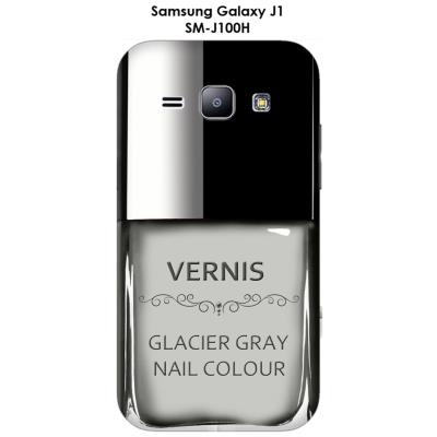 Coque Samsung Galaxy J1 - SM-J100H Vernis Glacier Gray