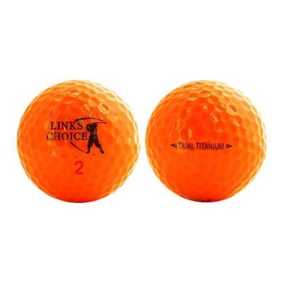 Links choice optics 12 balles de golf orange