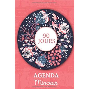 Agenda Minceur: Cahier pour régime alimentaire et sportif de 90