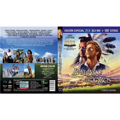 Danse avec les loups (1990) / (BD+ DVD Extras) / Dances with Wolves - Blu  Ray - Achat & prix