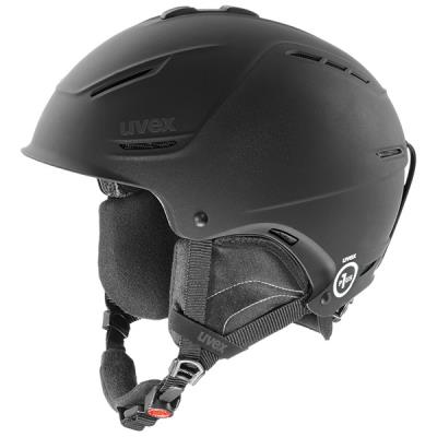 Uvex p1us casque de ski noir métallique mat taille 55-59