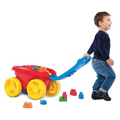 Mega bloks - cng23 - wagon - ramasseur de blocs