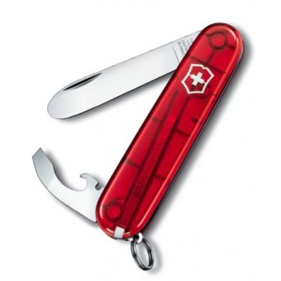 Couteau suisse 4 pièces My first Victorinox Rouge translucide