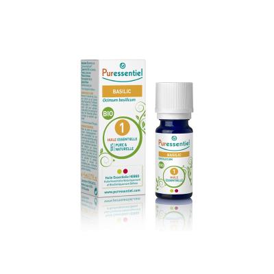 PURESSENTIEL HUILE ESSENTIEllE Basilic BIO (5 ml)