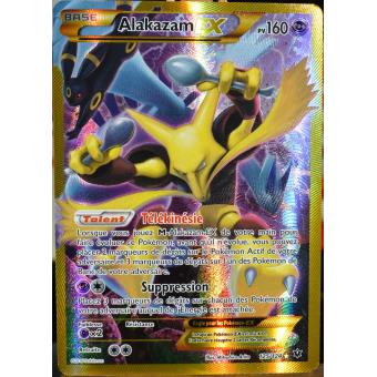 Carte Pokemon 125 124 Alakazam Ex 160 Pv Secrete Full Art Xy Impact Des Destins Jeu De Cartes Achat Prix Fnac