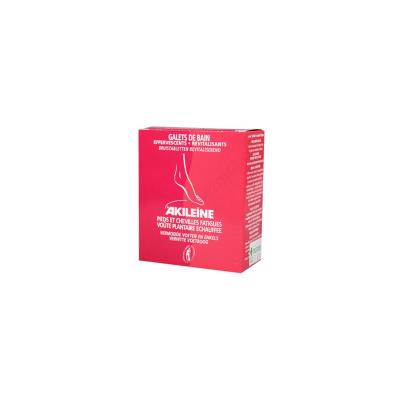 AKILEINE BLEUE Galets de Bain Effervescents Revitalisants (6 x 20 g)
