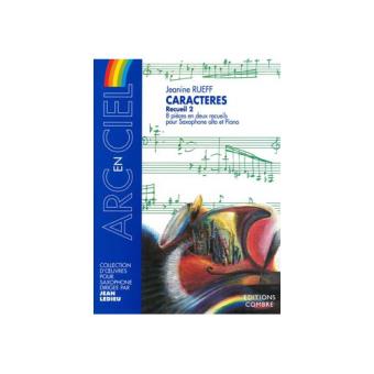Partitions Classique Combre Rueff Jeanine - Caracteres - Recueil 2 (4 Pieces) - Saxophone Et Piano Saxophone - 1