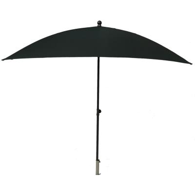 Parasol carré centré coloris vert - Dim : H 250 x D 200 x 200/4 cm -PEGANE-