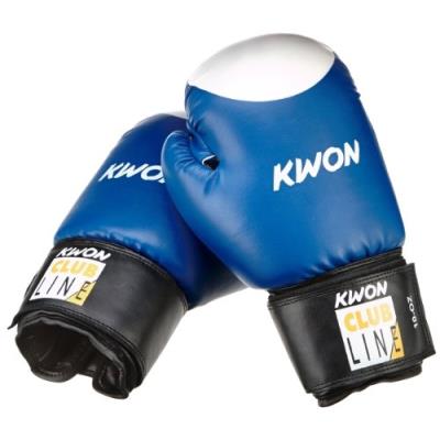 Kwon clubline pointer gants de boxe 0,29 l multicolore - bleu blanc