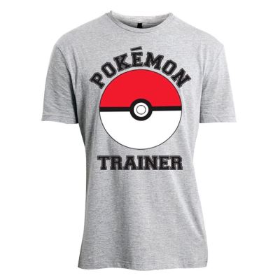 Dresseurs Pokémon Gris T-shirt des hommes: X Large