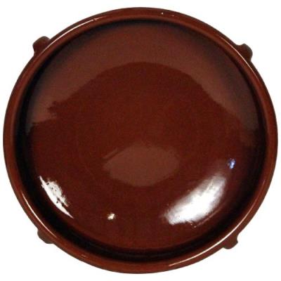 Amazing cookware plat circulaire en terre cuite naturelle 36 cm