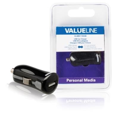 Chargeur usb a femelle pour usb pour voiture ? connecteur noir 12 v pour voiture valueline
