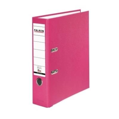 Falken classeur pp-color s 80, largeur de dos 80 mm, rose 11286747