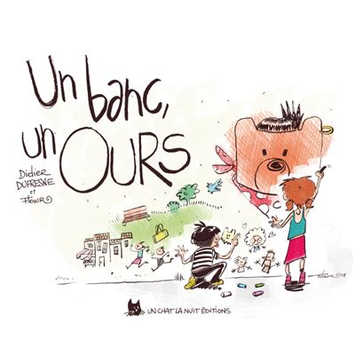 Un banc un ours