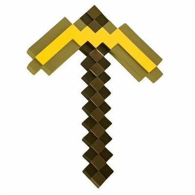 JAKKS PACIFIC - Pioche Minecraft -Gold - Plastique - 50 cm