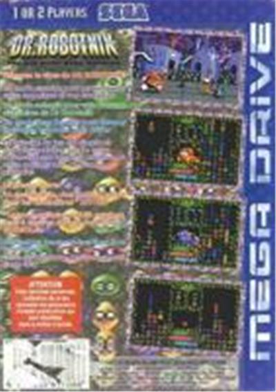 Dr Robotnik's Mean Bean Machine Sur Megadrive – Version PAL FR – Jaquette Française