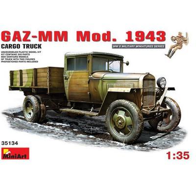 Mini Art - Maquette Camion GAZ-MM Modèle 1943 avec figurines