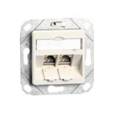 BTR E-DAT modul 8/8(8) UPk - verzonken wandcontactdoos
