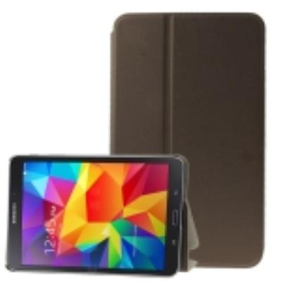 Galaxy Tab 4 8.0 T330 : Coque Housse Cuir (PU) Marron « Texturé »
