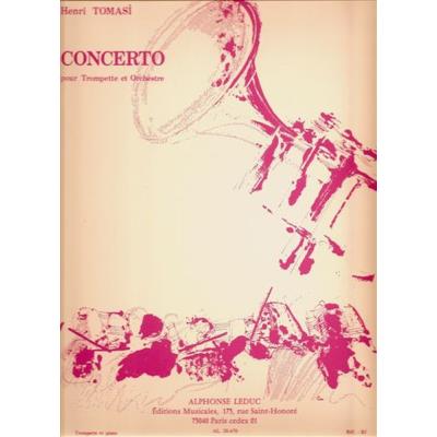 Partitions classique LEDUC TOMASI HENRI - CONCERTO - TROMPETTE, PIANO Trompette