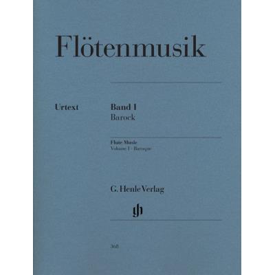 Partitions classique HENLE VERLAG FLUTE MUSIC, VOLUME 1 - BAROQUE - FLUTE, PIANO Flûte traversière