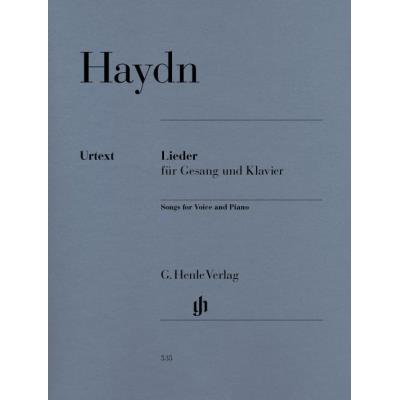 Partitions classique HENLE VERLAG HAYDN J. - SONGS FOR VOICE AND PIANO Voix solo, piano