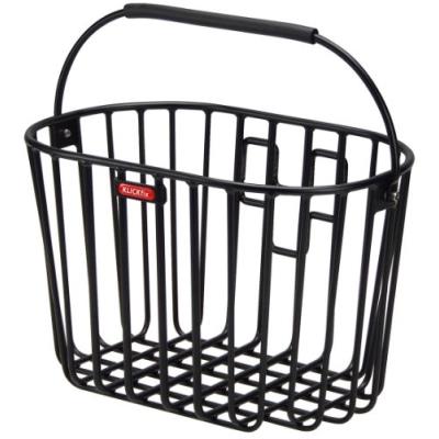 Klickfix panier de vélo alumino noir noir 25 x 40 x 26 cm